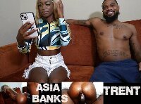BLACK ON BLACK ANAL PORN VIDEO....THE GAPING OF ASIA BANKS BY BBC TRENT